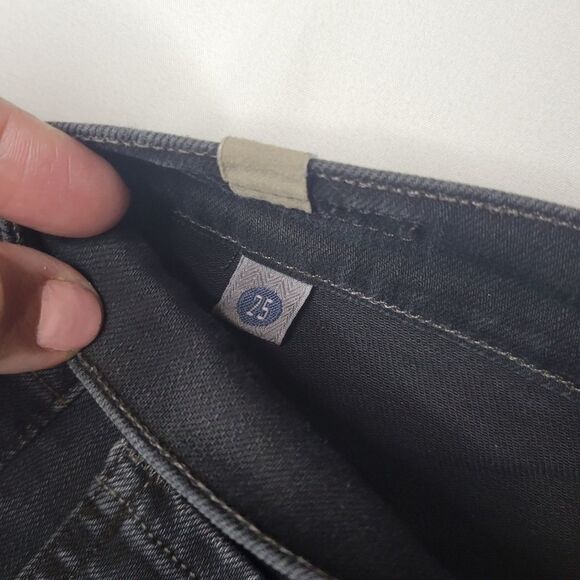 Rare NEW 27 x 28 CoH GRAY BLACK EMBROIDERED DRAGON RAW SLIM BOYFRIEND JEANS NWT - Picture 9 of 16